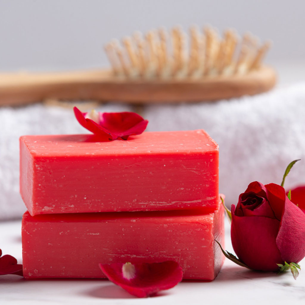 Glutathione Soap with Rose Petals & Fruit Extracts